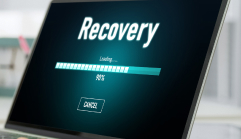 �m�[�g�p�\�R���̉�ʂ�Recovery�ƕ\������Ă���C���[�W